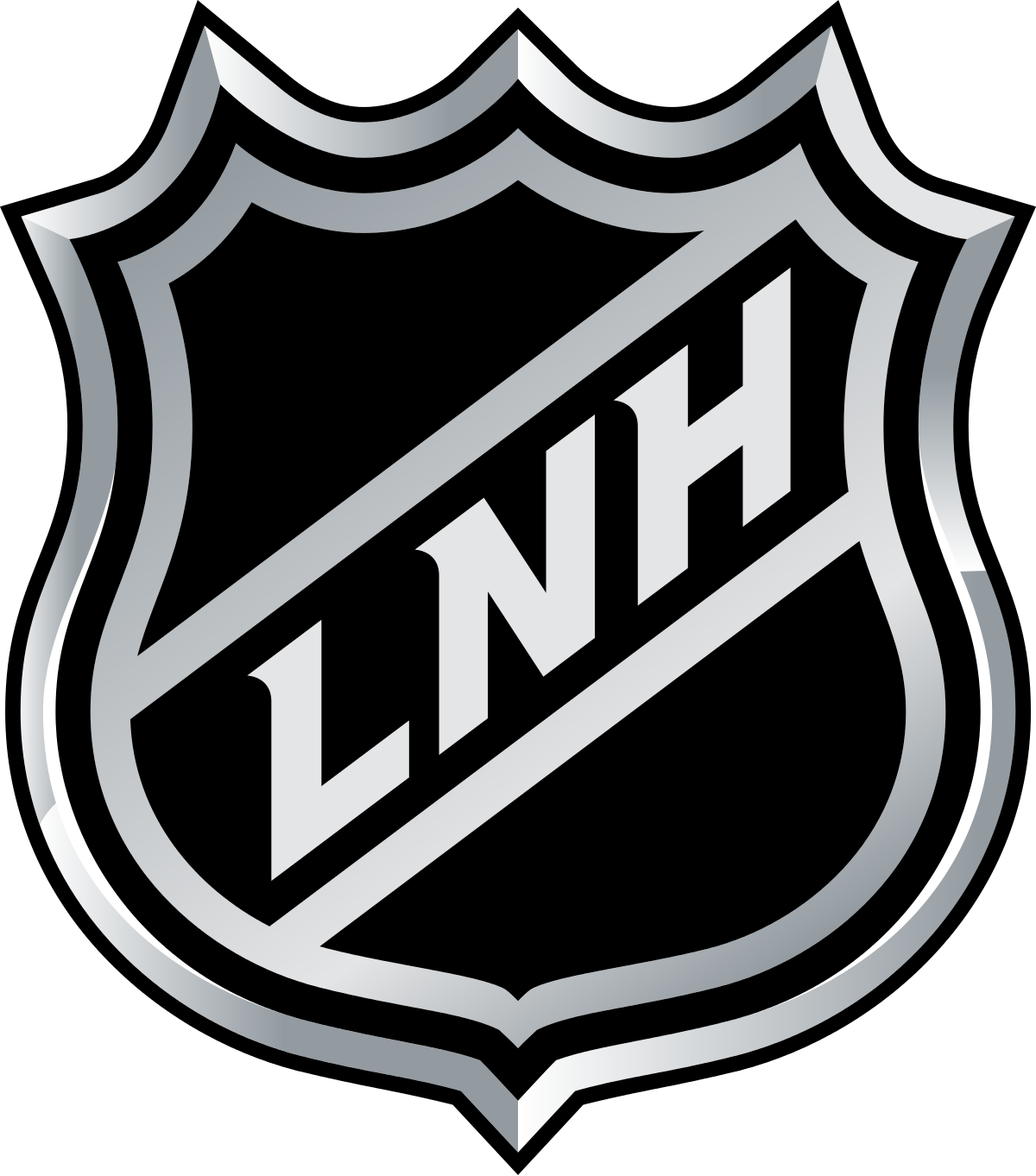 Nhl Logo Png (lavender, black)