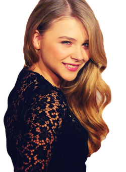 Chloe Grace Moretz Png Hd (black)