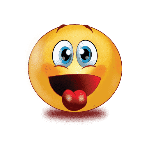 Shocked Emoji Png Image (black, orange, maroon, gray)