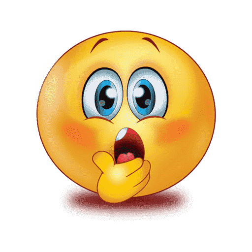 Shocked Emoji Png Photos (gold, orange, maroon, gray)