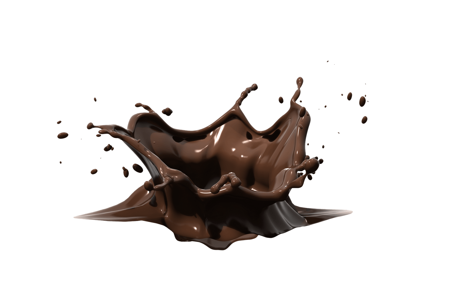 Choco Splash Png Image (black)