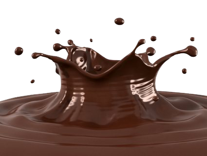 Choco Splash Png Pic (white, maroon)