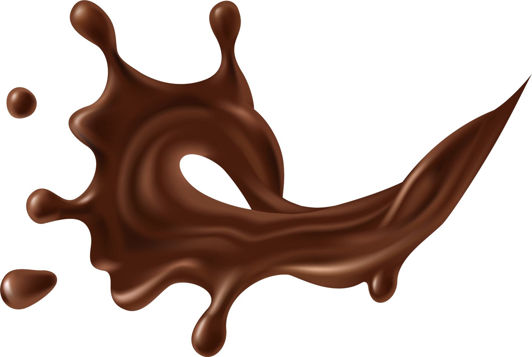 Choco Splash Transparent Png (black, maroon)