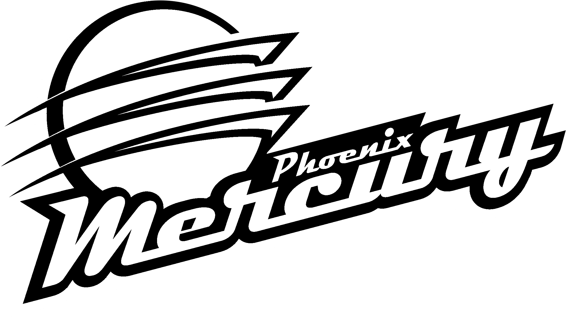 Phoenix Mercury Png (black, white)