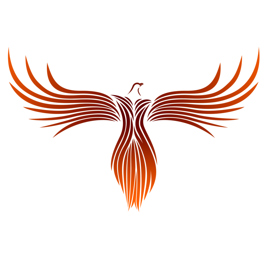 Phoenix Png Free Download (black, maroon)