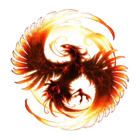 Phoenix Png Photo 1 (black, white, maroon)