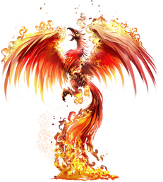 Phoenix Transparent Background 1 (black)