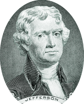 Thomas Jefferson Png Clipart (black, lavender)