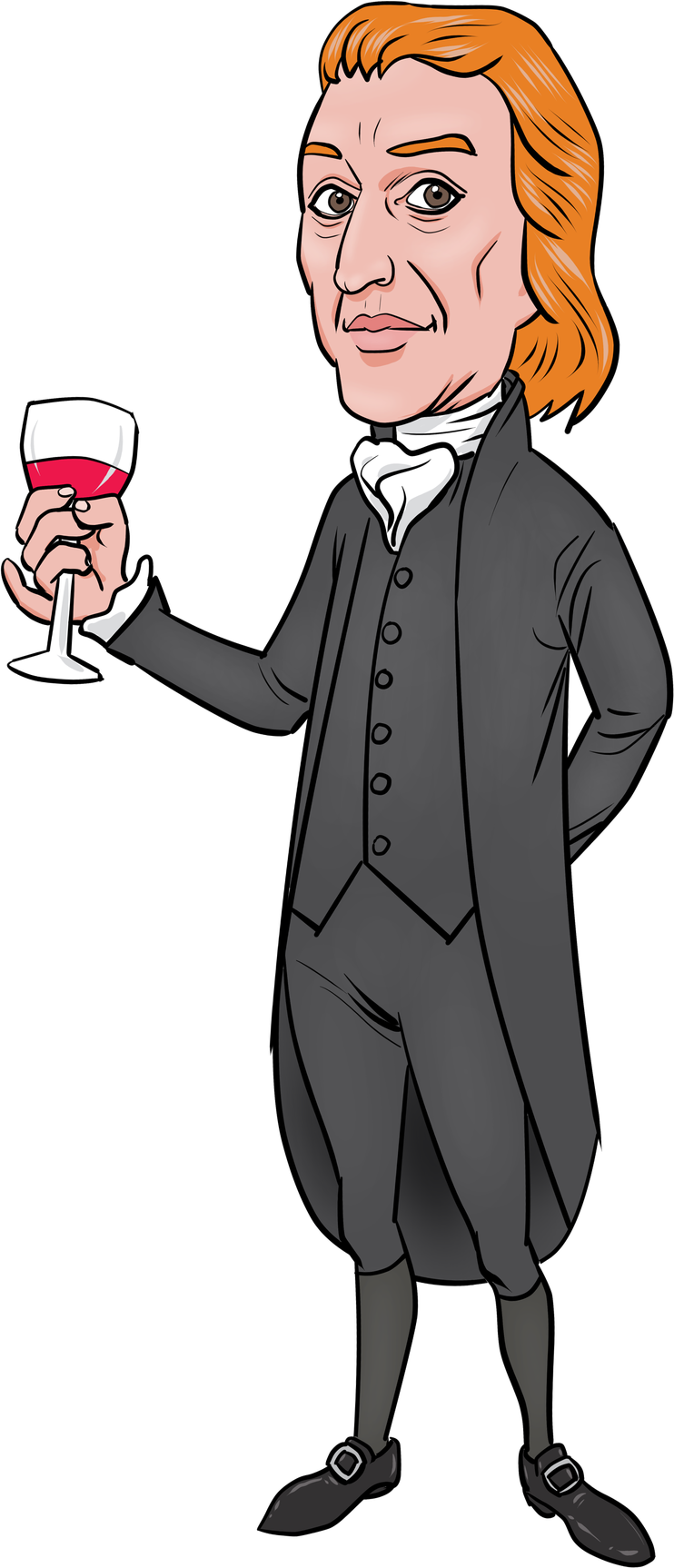 Thomas Jefferson Png Pic (black, gray)