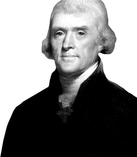 Thomas Jefferson Png (black, silver, lavender, white)