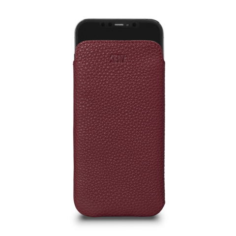 Phone Pouch Png Pic (black, maroon)