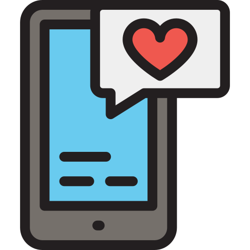 Phone Heart Icon Free Transparent Png Icon Download (silver, lavender, gray, black)