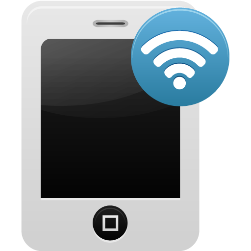 Phone Wifi Icon Free Png Icon Download (silver, lavender, black, white)