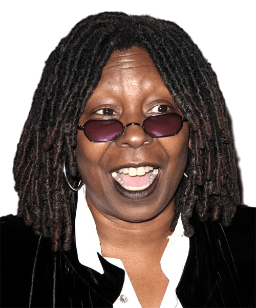 Whoopi Goldberg Png Hd (black, gray, white)