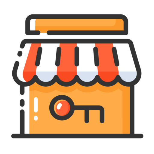 Shop For Rent Free Transparent Png Icon Download (salmon, black, chocolate, orange, white)