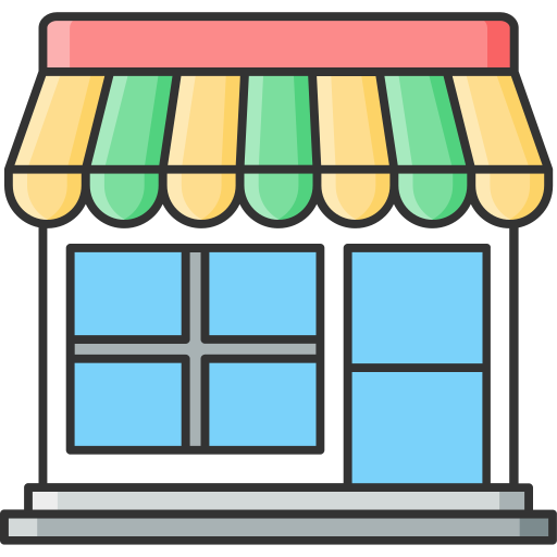 Shop Online Store Ecommerce Icon Free Png Icon Download (silver, salmon, white, black, pink)