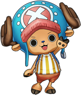 Chopper Png Isolated Image (black, white, salmon)