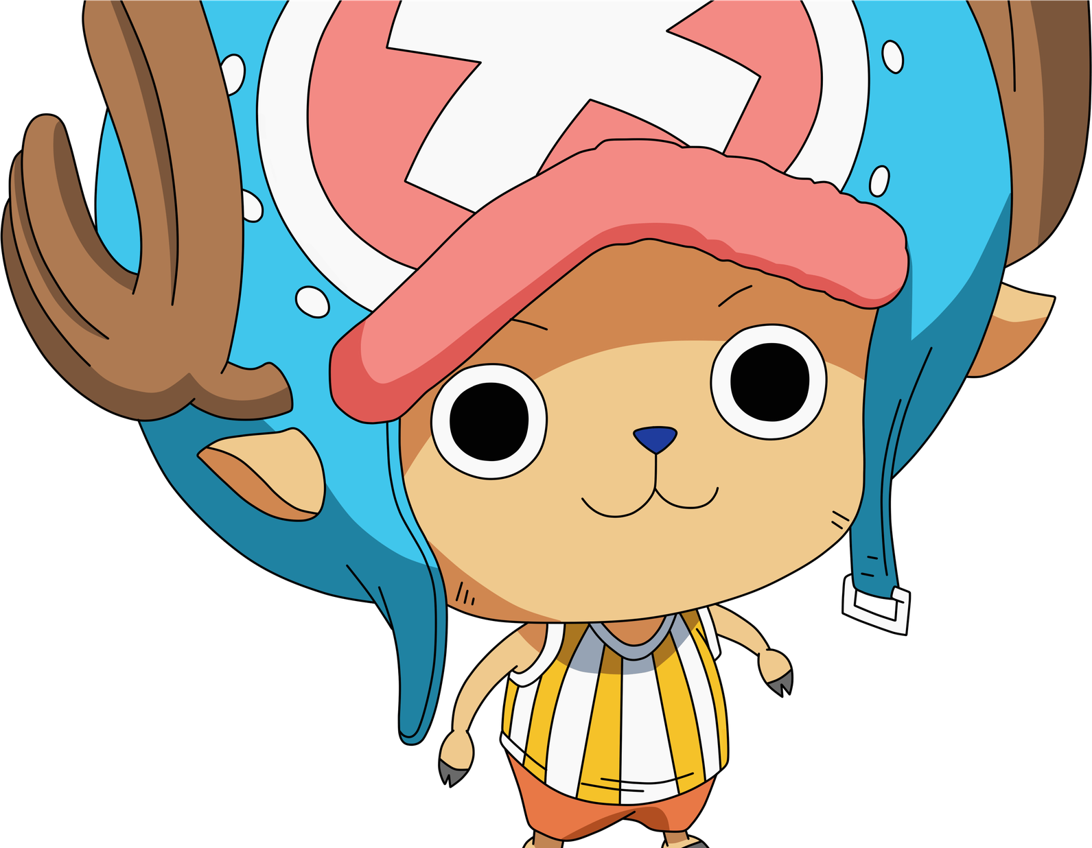 Chopper Png Photo (salmon, black, white, greenish blue, pink)