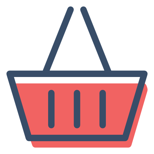 Shopping Basket Icon Free Nobackground Png Icon Download (salmon, indigo, black, teal, chocolate)