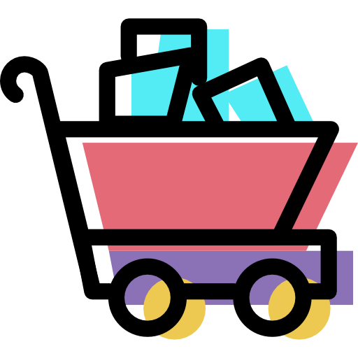 Shopping Cart Icon Free Png Icon Download (gray, greenish blue, salmon, black)