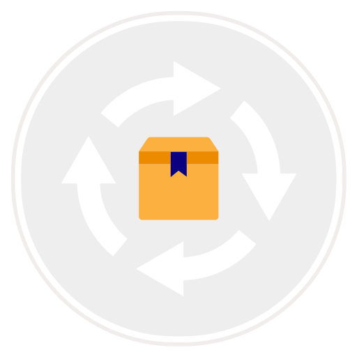 Shopping Ecommerce Shipping Package Box Product Delivery Icon Free Transparent Png Icon Download (lavender, black, orange, white)