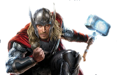 Thor Transparent Background (black)