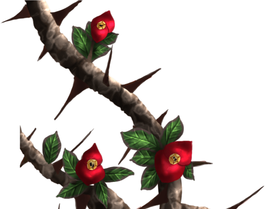 Thorn Download Png Isolated Image (black)