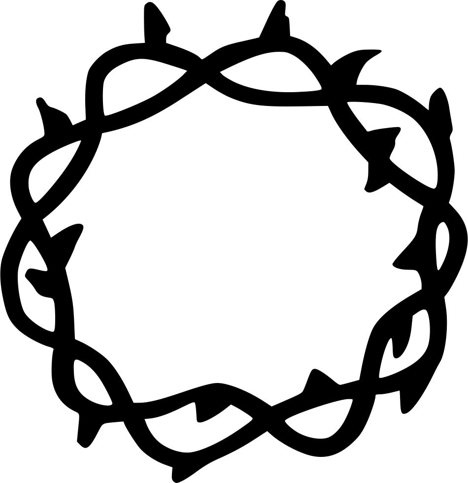 Thorn Png Transparent Picture (black, white)