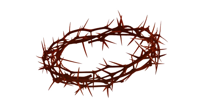 Thorns Crown Png Clipart (white)