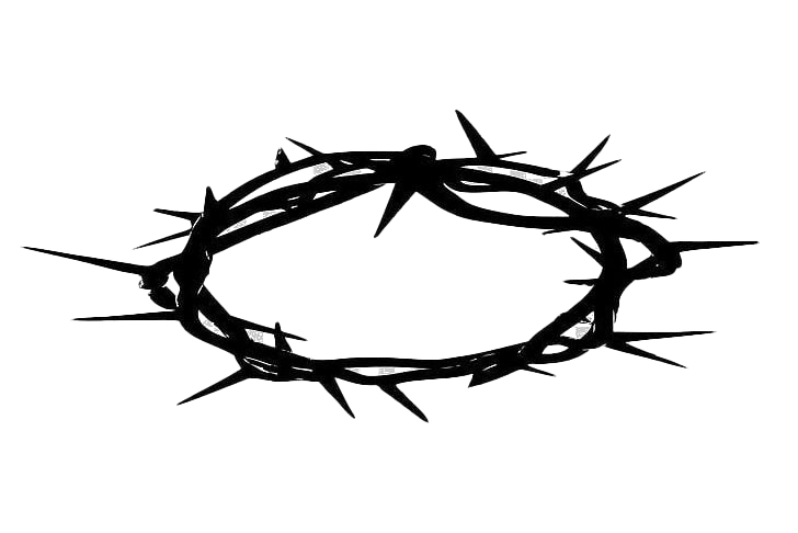 Thorns Crown Png Free Download (black, white)