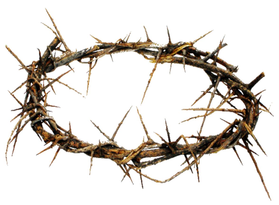 Thorns Crown Transparent Png (black)