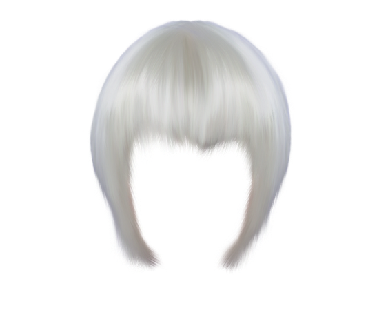 Short Hair Png Pic (beige, lavender, silver, black)