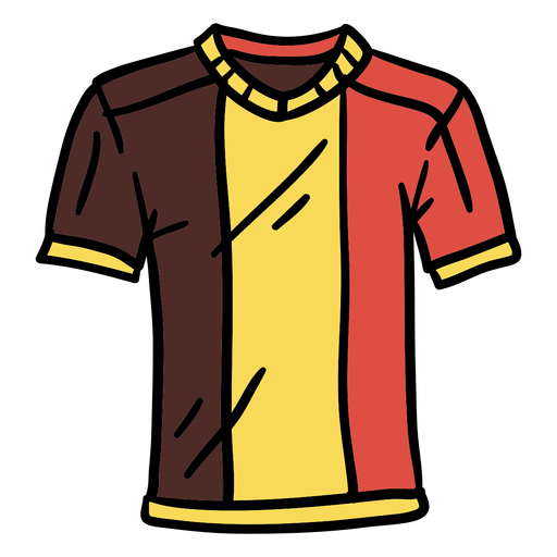 Short Sleeves T Shirt Png Picture (black, gold, chocolate, maroon)