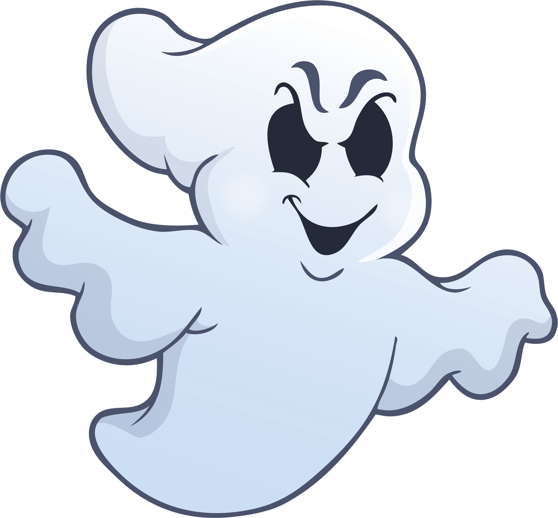 Ghost Cartoon Png Free Download (black, lavender)