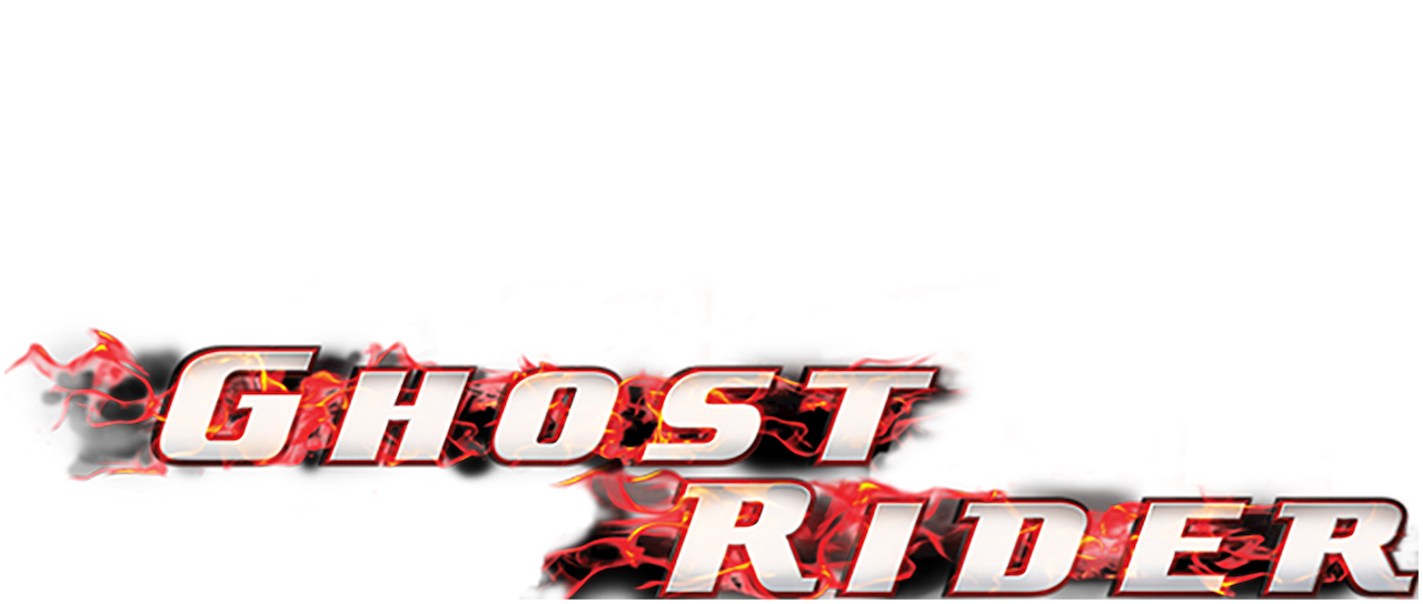 Ghost Rider Logo (black, white)