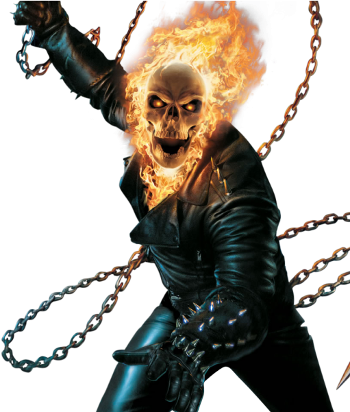 Ghost Rider Png Free Image (black)