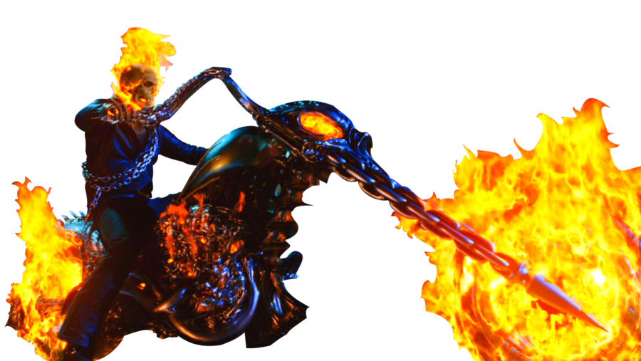 Ghost Rider Png Image Hd (gold, black, orange)