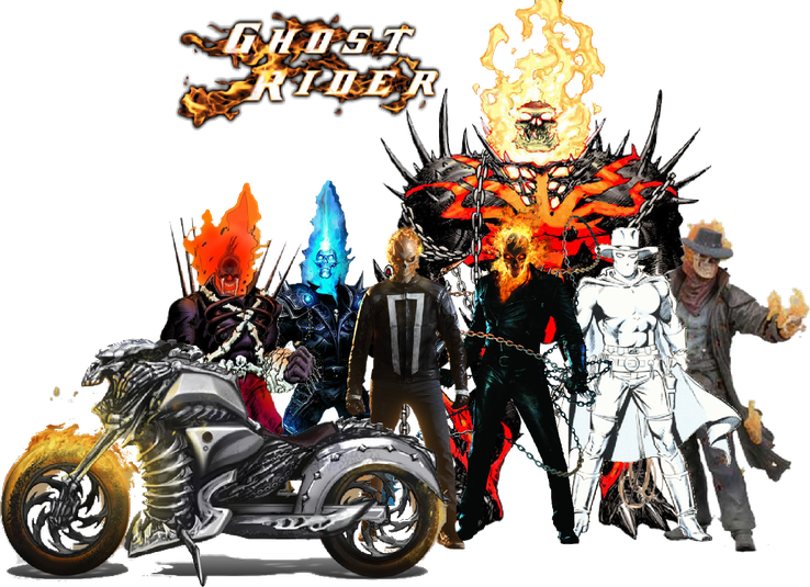 Ghost Rider Png Image (black)