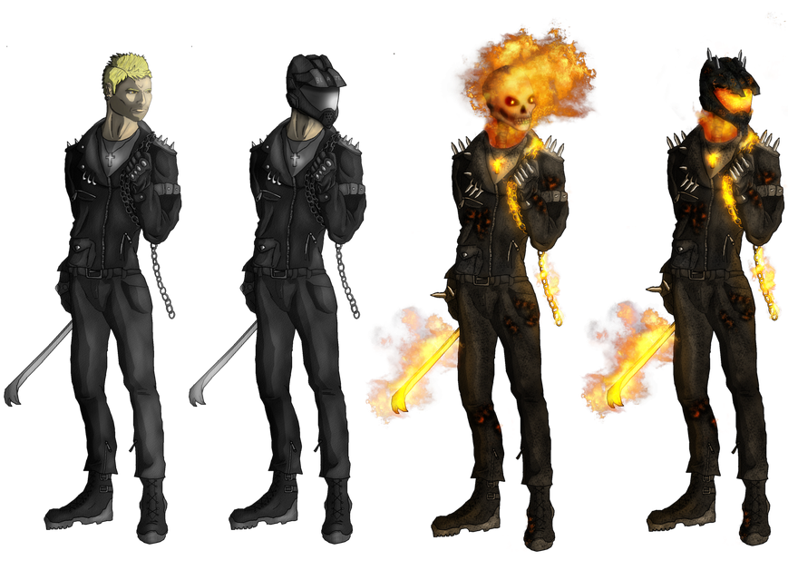 Ghost Rider Png Images (black)