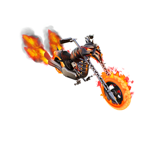 Ghost Rider Transparent Background (black, red, gray)