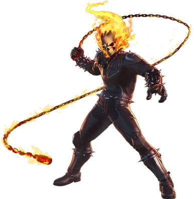 Ghost Rider Transparent Png (black)