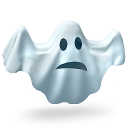 Ghost Halloween Free Transparent Png Icon Download (silver, white, black, gray, lavender)