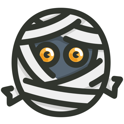 Ghost Halloween Horror Mummy Free Png Icon Download (gray, lavender, black)