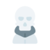 Ghost Halloween Horror Pirate Skeleton Icon Free Transparent Png Icon Download (gray, lavender, silver, black)