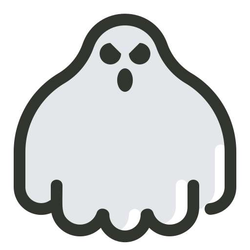 Ghost Halloween Horror Scary Free Nobackground Png Icon Download (lavender, black, white)