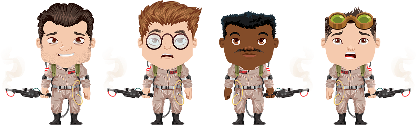 Ghostbusters Png Pic (indigo, black, olive, pink)