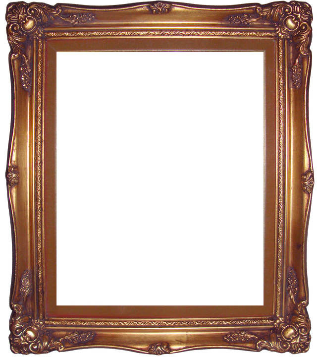 Photo Brown Frame Png Transparent Image (black)