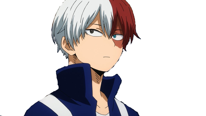 Shoto Todoroki Tv Character Png Photo (black, navy, pink, lavender)