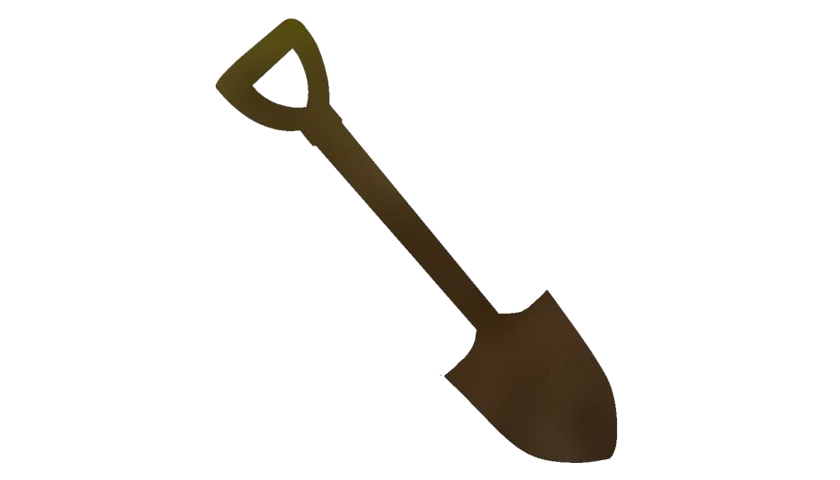 Shovel Png Image (maroon, white)