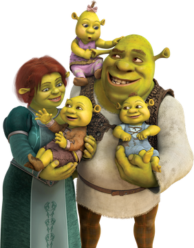 Shrek Png Clipart (black)